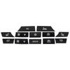Car Set 12 Button Key Caps A/C Heater Switch Repair Kit For BMW 535i 528i 740i