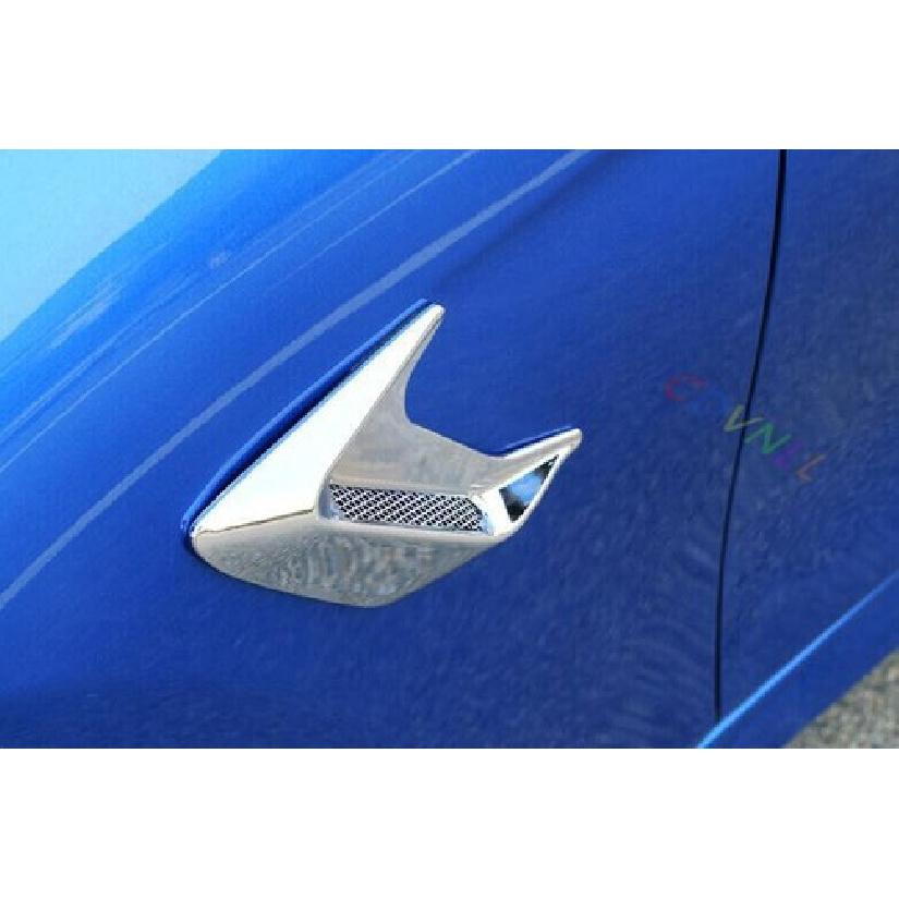 ABS Chrome Car Air Flow Vent Side Decoration Sticker Trim For BMW 5 Series 18-22