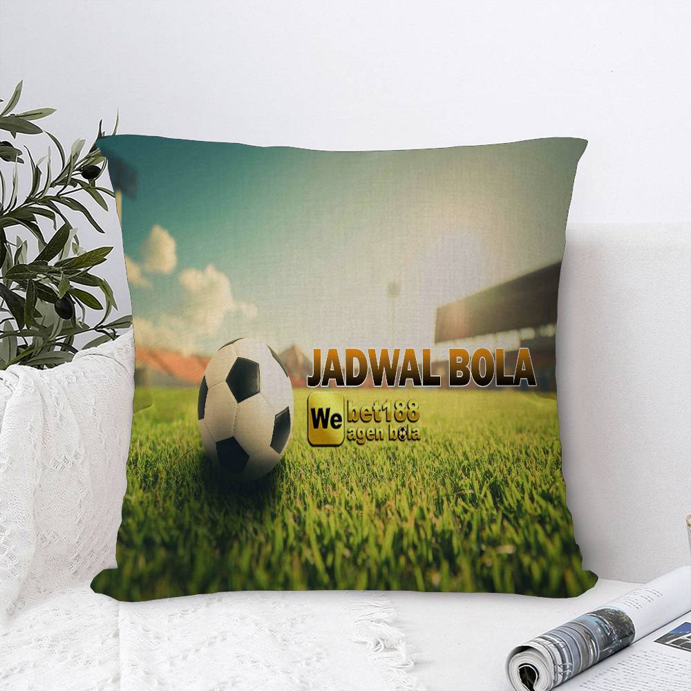 Outdoor Football Field Pillow Cover Sofa Cushion Cover Home Room Decoration Children Gift