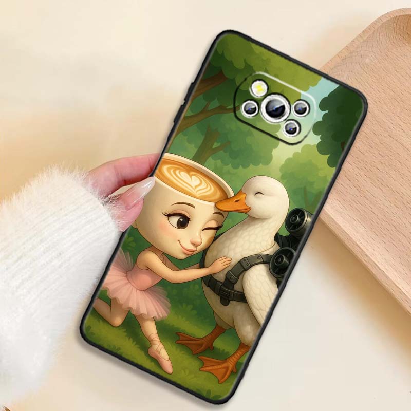 

Tung Tung Tung Sahur Pattern Phone Case For Xiaomi Mi Poco F3 F4 F5 F6 X3 X4 X5 X6 X7 M3 M4 M5 M6 M7 GT Pro 5G Black Poco X5