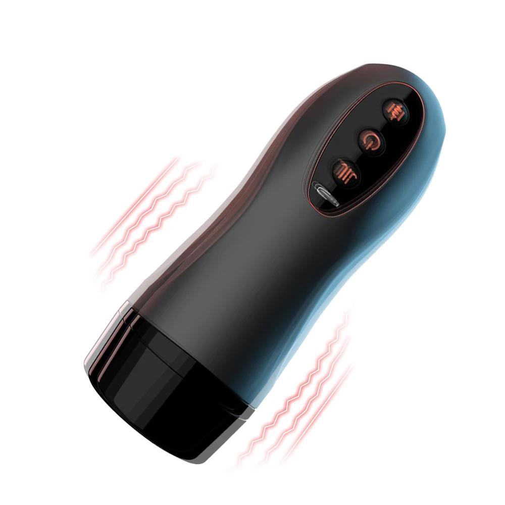 Sex Toy For Men Men's Masturbation Cup Heating Stimulation Vibrator Sexy Voice Free Portable Bracket Suction Cup Pocket Sex Toy