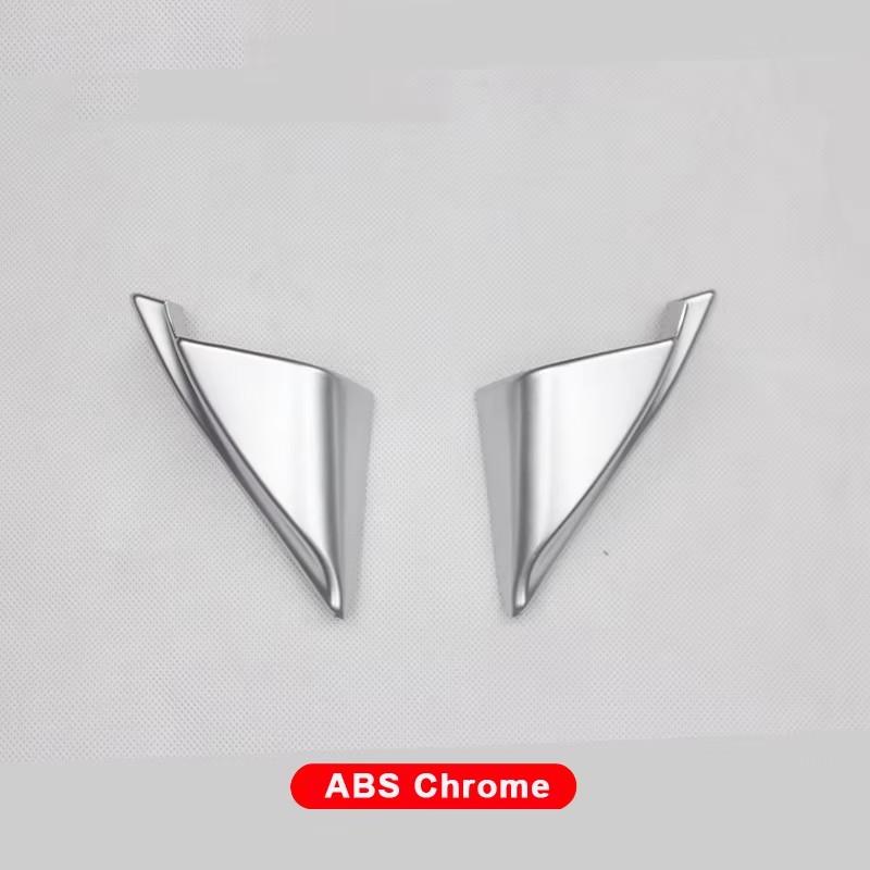 

For Mazda CX-5 CX5 KF 2017 2018 2024 Car Front Door Inner Window Triangle Cover A Colum Sticker Trims срібний