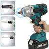 488Vf 1500N.m 1/2 Socket High Torque Brushless Wrench Cordless Electric Impact Wrench Power Tools For 18V Battery