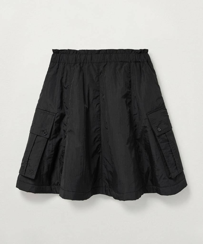 Seteo (W) Padded Balloon Cargo Skirt Black