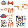 Autentico Set Gioco di Ruolo Blippi con Cravattino a Clip, Occhiali e Cappello in Tessuto Morbido