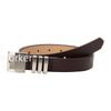 Womens Classic Faux Leather Belt With Square Pin Buckle Stylish Accessory For Casual And Work Looks
