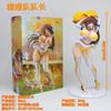 Anime Cheerleader Mädchen Figur Gelbes Cheerleading Outfit PVC Modell Spielzeug Schreibtischornament Chassis Dekoration Für Anime Sammler Geschenk