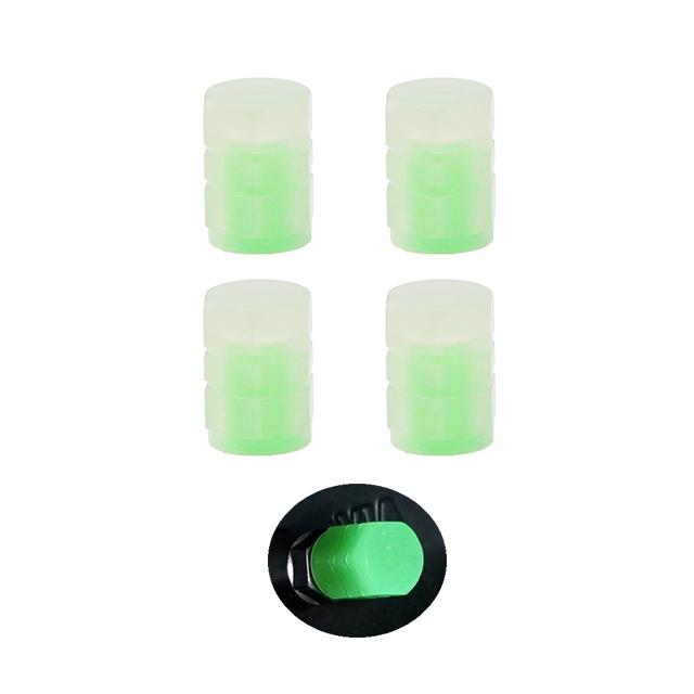 Car Pink Red Luminous Tire Valve Cap Motorcycle Bike Wheel Hub Glowing Valve Cover Tire Decoration Auto Styling Tyre Accessories Stem Caps1