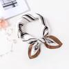 68Cm Striped Pattern Scarf Women'S New Spring And Autumn Style Fashionable Scarf Trendy And Versatile Shawl Headscarf
