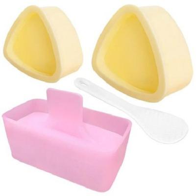 New DIY Sushi Mold Maker Non Stick Triangle Rice Mold Musubi Maker Kit