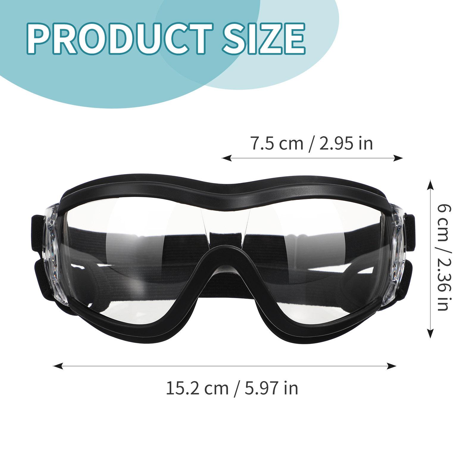 Pet Protective Goggles Black Windproof Eye Glasses Anti-Uv Outdoor Dog Puppy Eyewear Sports Snowproof Protective Goggles прозрачный