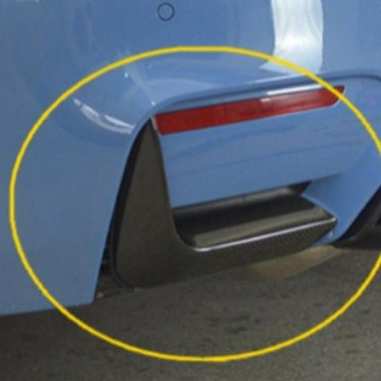 MP Style Carbon Fiber Rear Lip Corners for M3/M4 F80/F82/F83 Body Kit