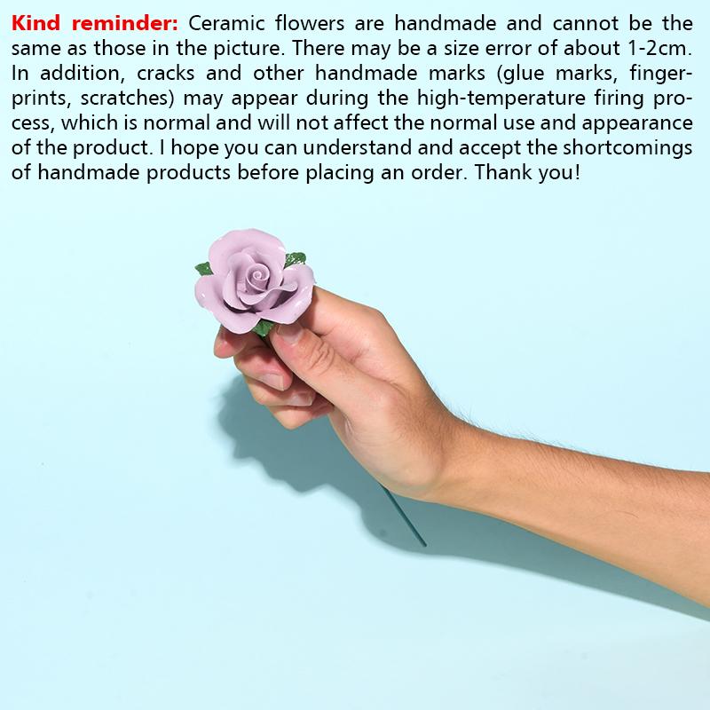 

1 шт. Цветок ручной работы, украшение для дома, праздничный подарок, цветок, динамичная роза, керамический цветок