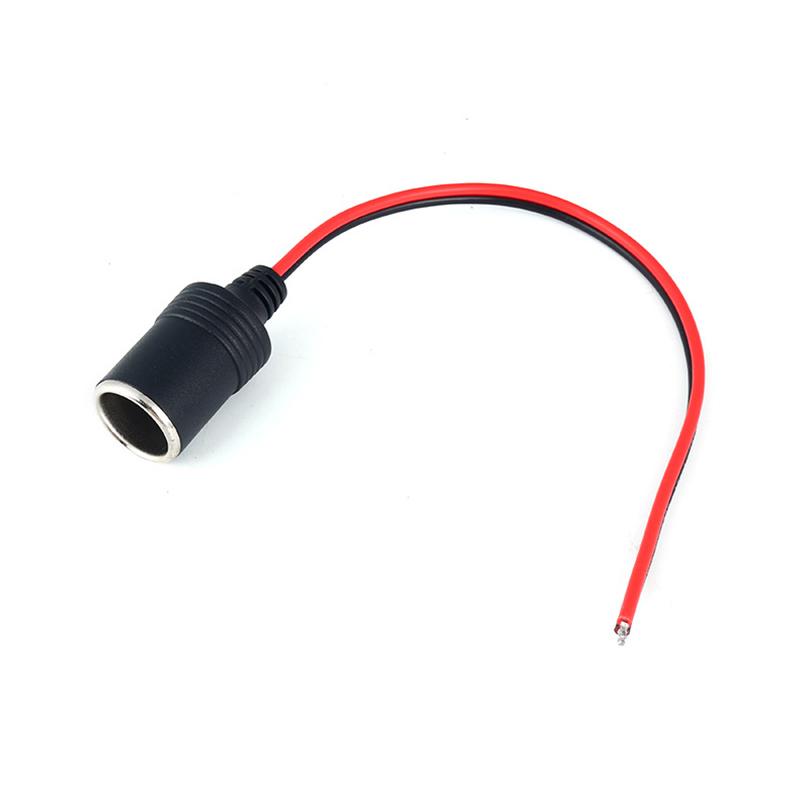 12V 24V 10A Power Cigarette Lighter Connector Plug With Female Socket Plug Car Cigarette Lighter Charger Cable Charging Extension Cord Plug