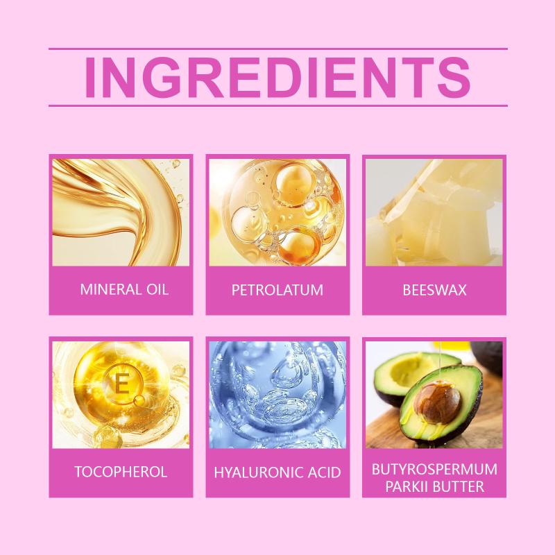 Lip Hydration Plumping Sleeping Mask Moisturizing Lip Care Removes Dead Skin for Smooth Soft Lips Overnight