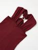 Metal Buckle Twisted Halter Slimming Women's Tank Top