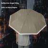 Large-Size C-Type Vehicle Mounted Automatic Umbrella Wind Resistant Double-Layer Color Matching Reverse Long Handle for Rainstor
