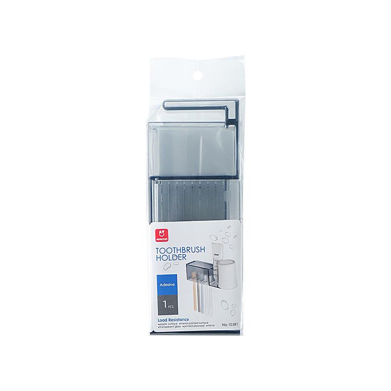 Rafturi de baie, suport de perete pentru periuță de dinți, pastă de dinți, suport pentru ventuză, raft de depozitare pentru articole de toaletă, organizator pentru accesorii de baie