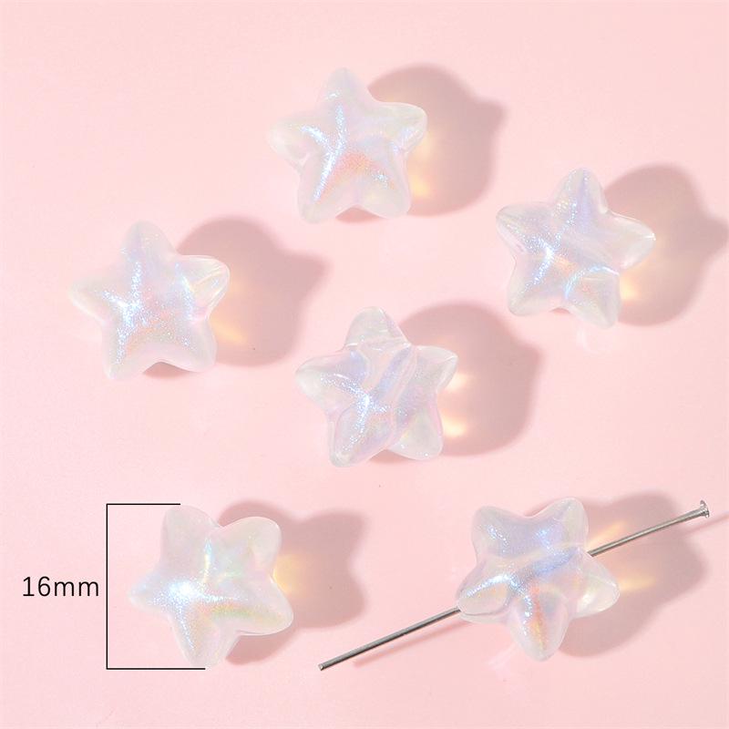 

Blue Transparent Star & Butterfly Pendant Beads for DIY Handmade Bracelets One Package