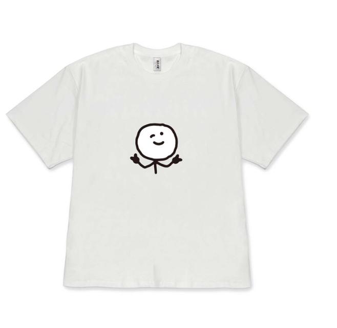 

Kawaii Minimalist Wink Smiley Face TShirt Casual Short Sleeve Tee for Unisex Women Korean Style Fashion Versatile Tops Black S