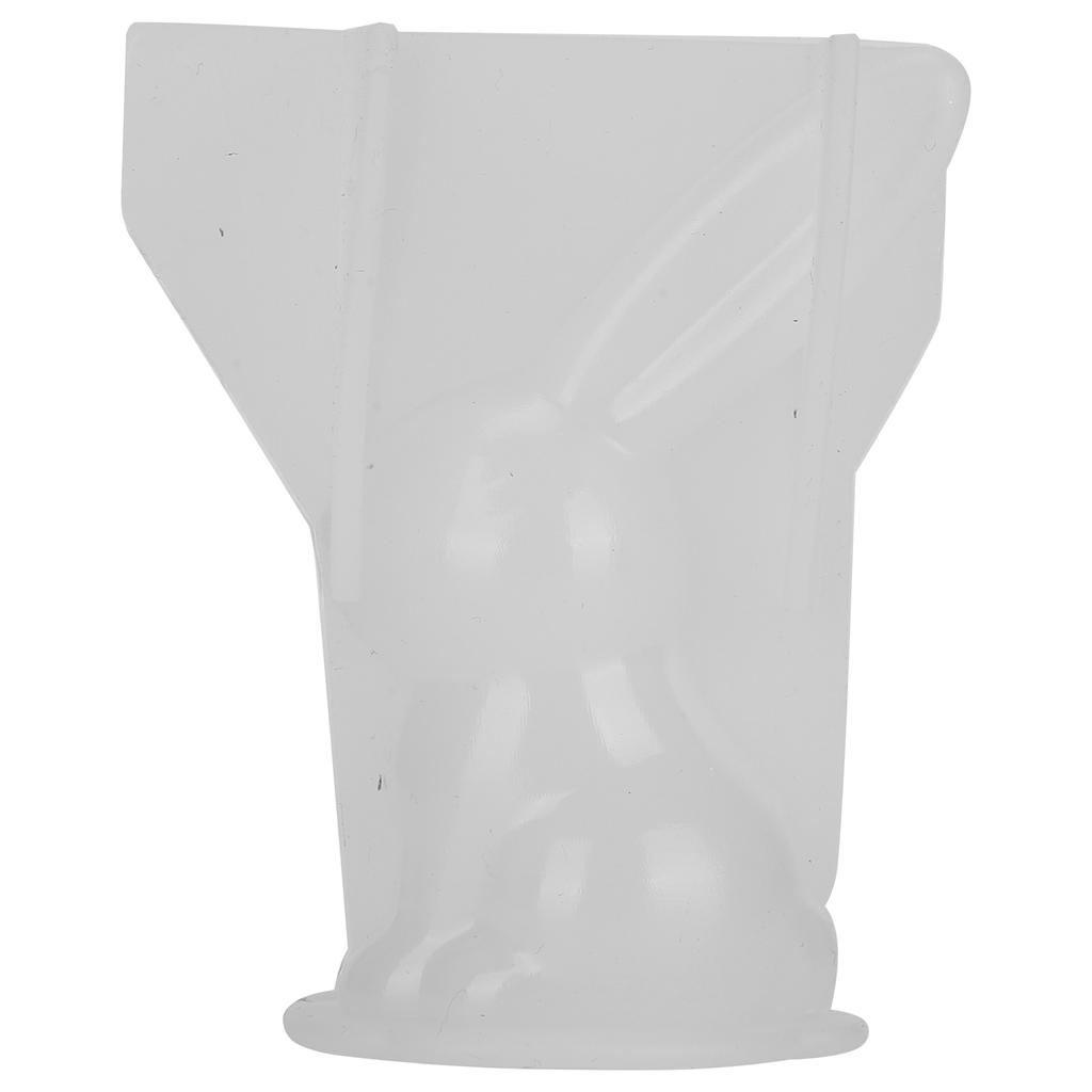3D Long Ears Rabbits Shape Resin Casting Molds 3D Animal Silicone Mould for Decoration