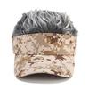 Men Wig Camouflage Cap Fashion Casual Golf Baseball Cap Adjustable Snapback Hats Hip Hop Hat