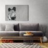Canvas Print, Kissing Policemen Mural Banksy