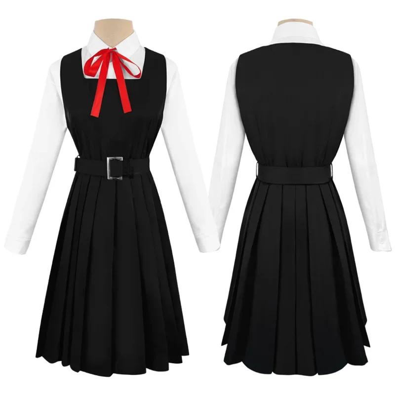 Anime Roba Kostým Chainsaw Man Cosplay Mitaka Asa JK Uniforma Školní Uniforma Dámská Košile Uniformní Šaty Halloween Párty Set