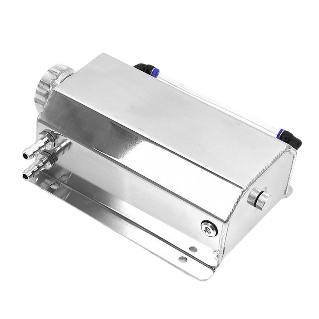 2L Coolant Radiator Overflow Tank Visible Coolant Level Square Expansion Reservoir Engine Oil Catch Can Automotive Accessories