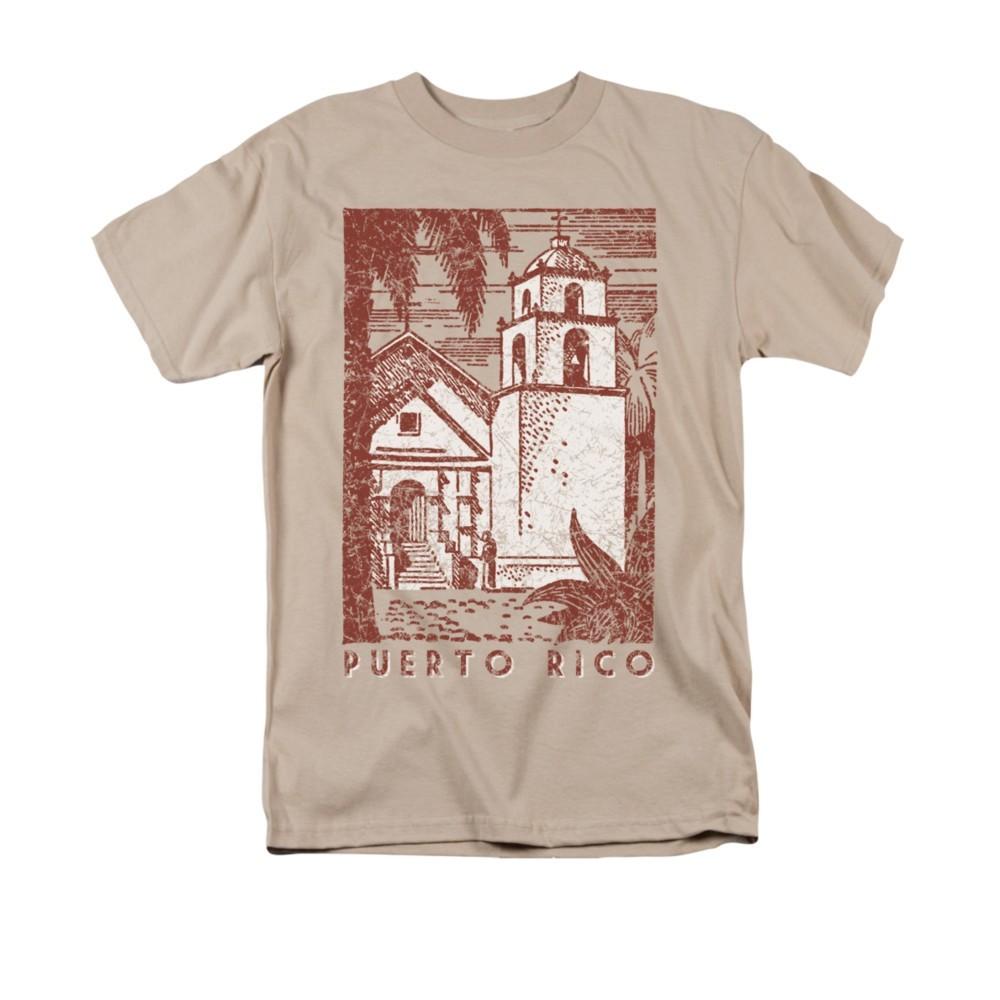 ПУЭРТО-РИКО ГОРОДСКОЙ ПЕЙЗАЖ Мужская футболка с графическим принтом для взрослых SM-3XL Унисекс футболка M