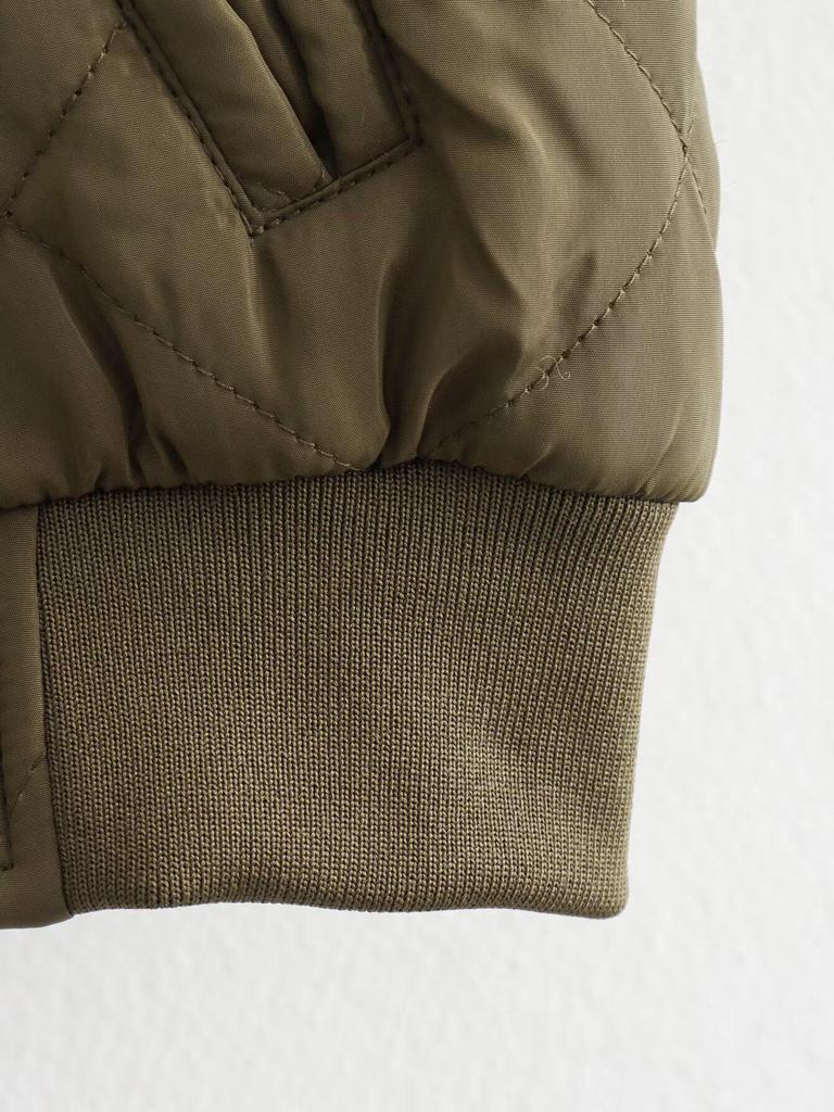 Europäische & Amerikanische Damen Freizeit Baumwoll Bomberjacke für Frühling & Herbst