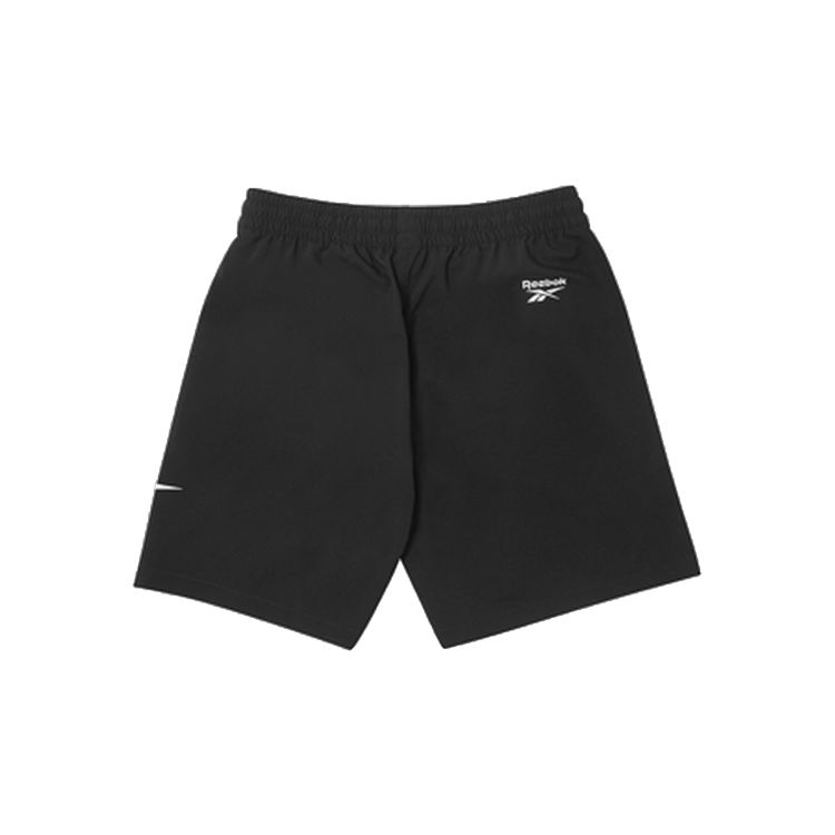 Reebok Comm Wv Short Solid Color Casual Breathable Comfortable Five-Point Shorts Men Shorts Black GV5515