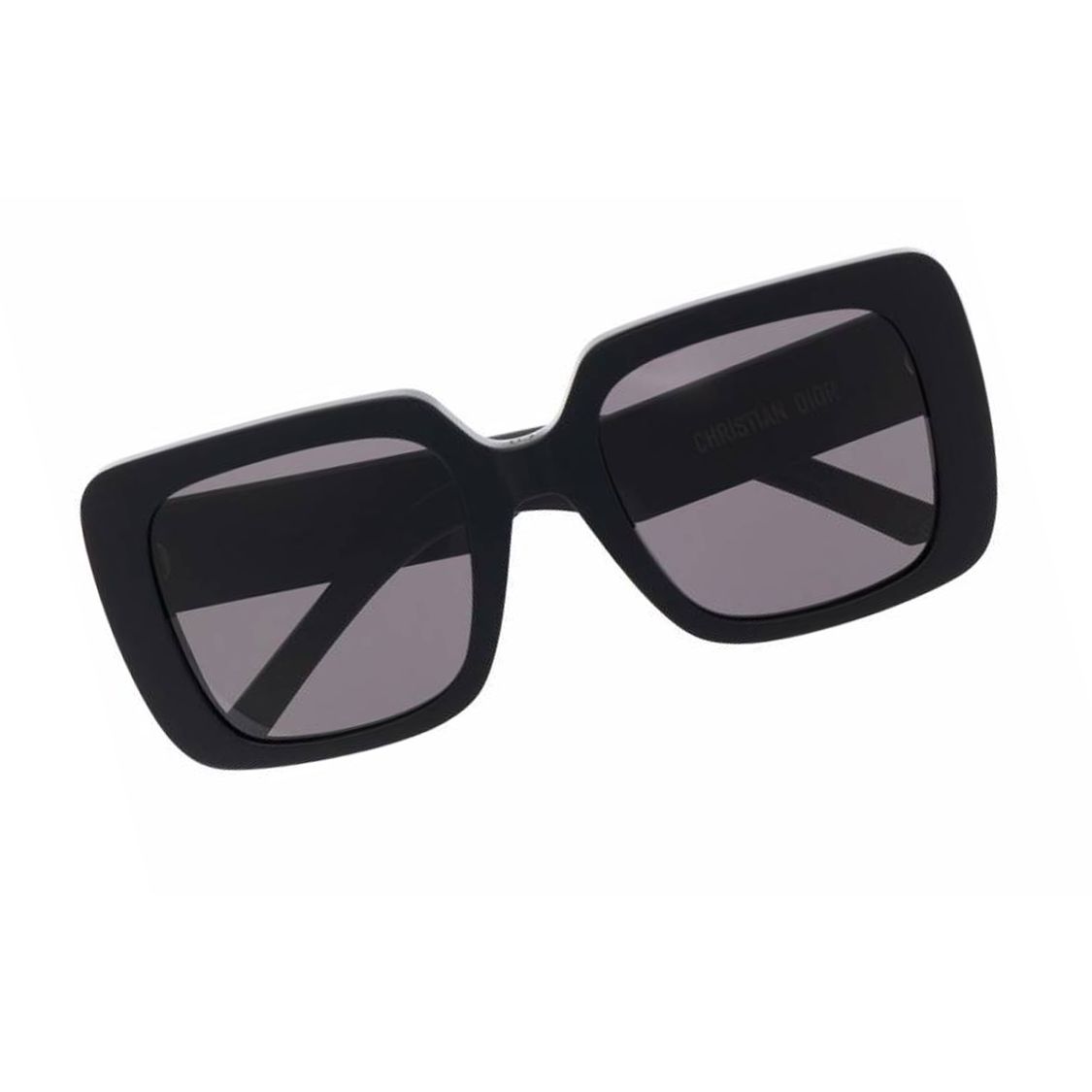 Dior Square Sunglasses With Logo Women sunglasses Black WILDIORS3U10A055 F,Black