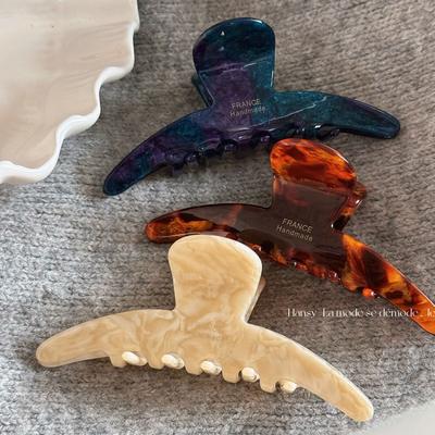 Hair Accessories Claw Clip Pin for Women Girl Vintage Fascinator Headdress Crab Elegant Large Thick Shark Adults Leading Fashion