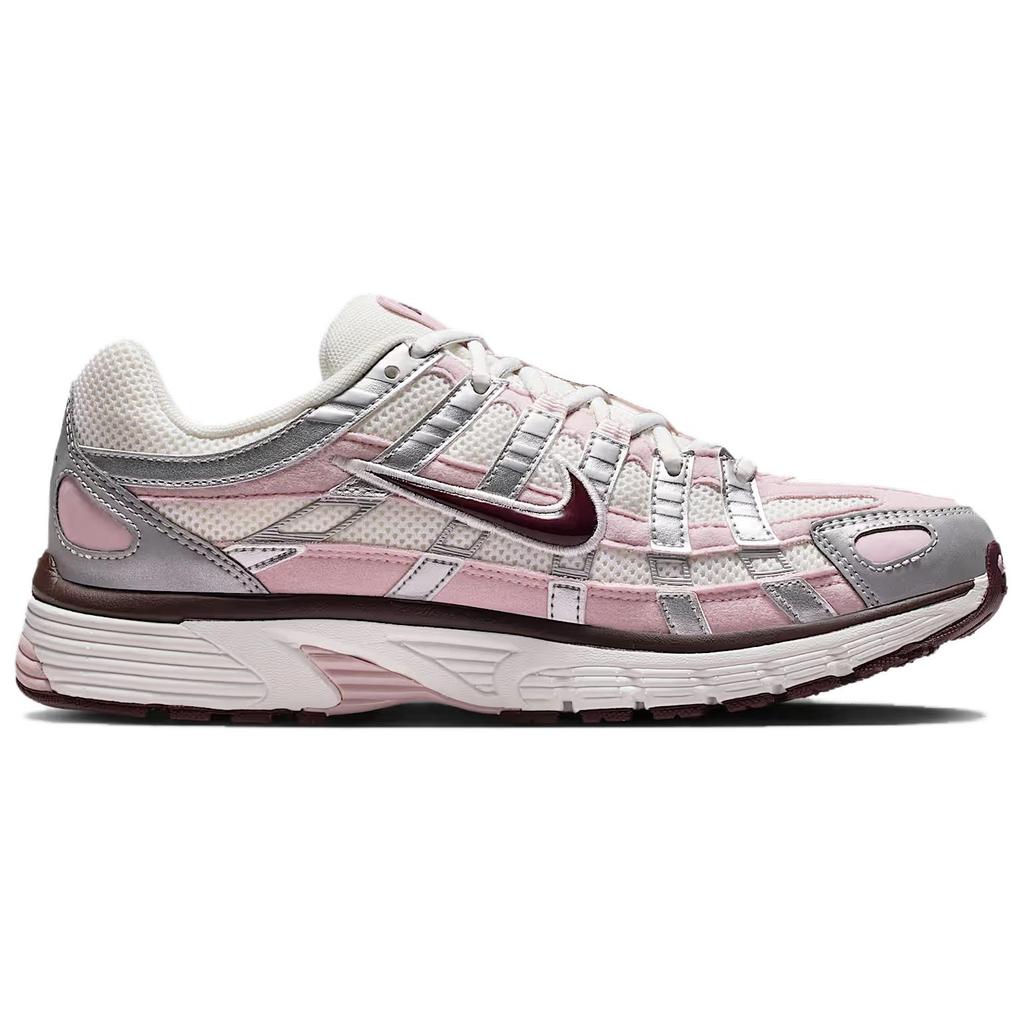 Nike P-6000 Silber Burgunder Pflaume Kreide Damen Sneaker Rot IM6026-121