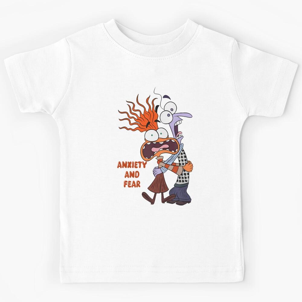 Anxiety and Fear - Inside Out Movie Classic Kids T-Shirt 140