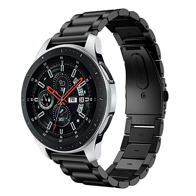 Stainless Steel band for Samsung Galaxy watch 46mm strap Gear S3 Frontier 22mm Metal bracelet correa Huawei watch GT 3 strap