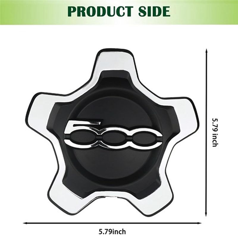 P-Premium-Car Wheel Center Cap Cover 6AN69LXHAA 735626312 For Fiat 500X 2016-2022 Dust Cover Car Accessories