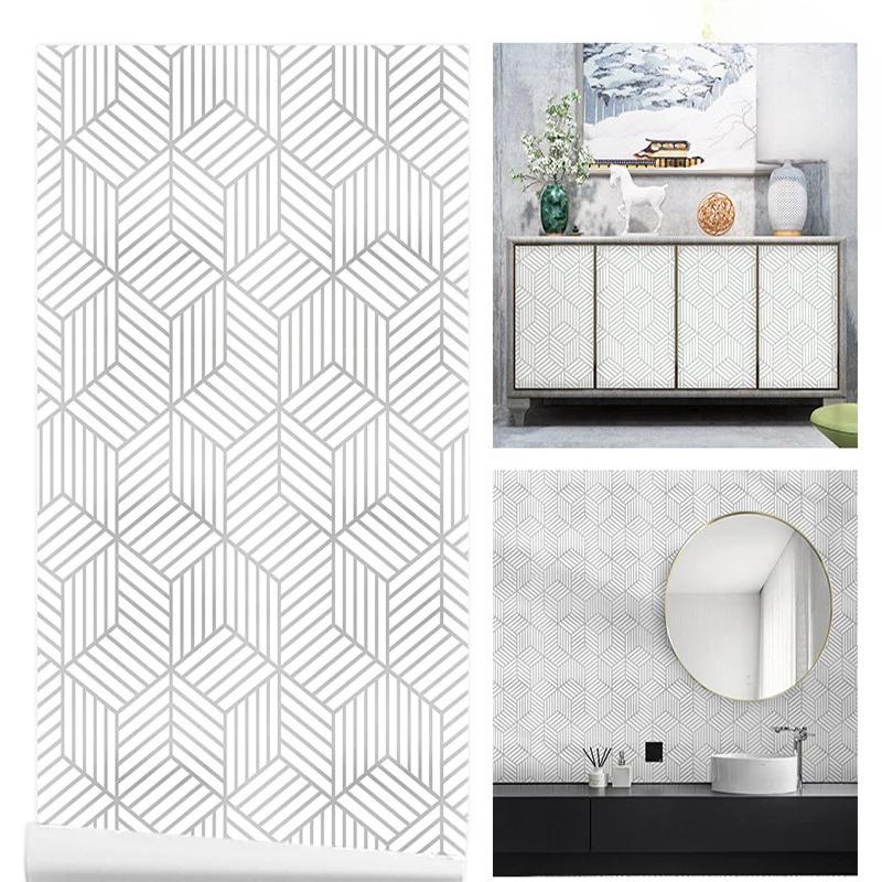 Tapeta samolepicí vodotěsná ve skandinávském stylu pro ložnici, obývací pokoj, pozadí stěny, samolepky na starý nábytek, nálepka na zeď