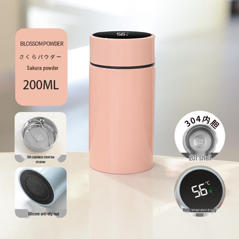 Starry Sky Mini Thermos Cup, Portable Engraved Water Cup for Men, Women, and Children, Cute, Fresh, and Creative Internet Celebrity Style.