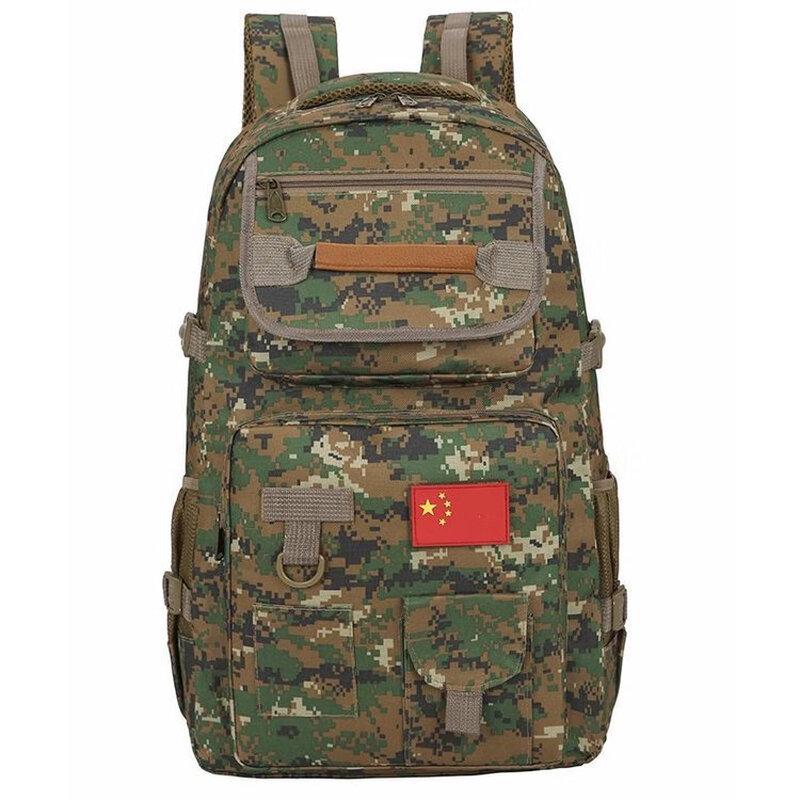 Fengqiying Men s Camouflage Oxford Cloth USB Charging Backpack