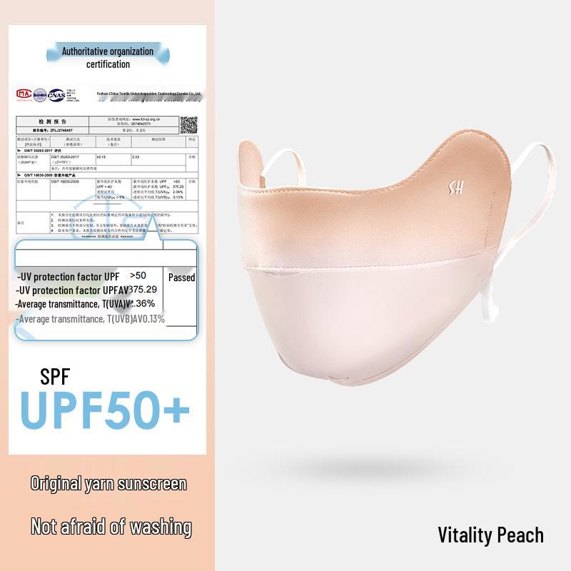 Women's Gradient Summer Sunscreen Mask - UV Protection, Breathable, Cool, Riding Face Cover