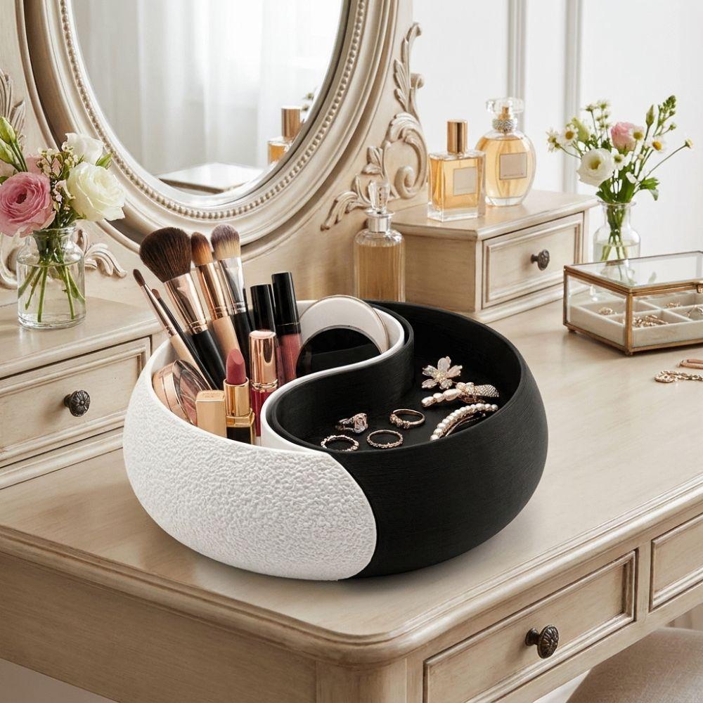 Flat Bottom Storage Tray 3D Printed Jewelry Tray Zen Style Nut Serving Bowl Bookshelf Decor