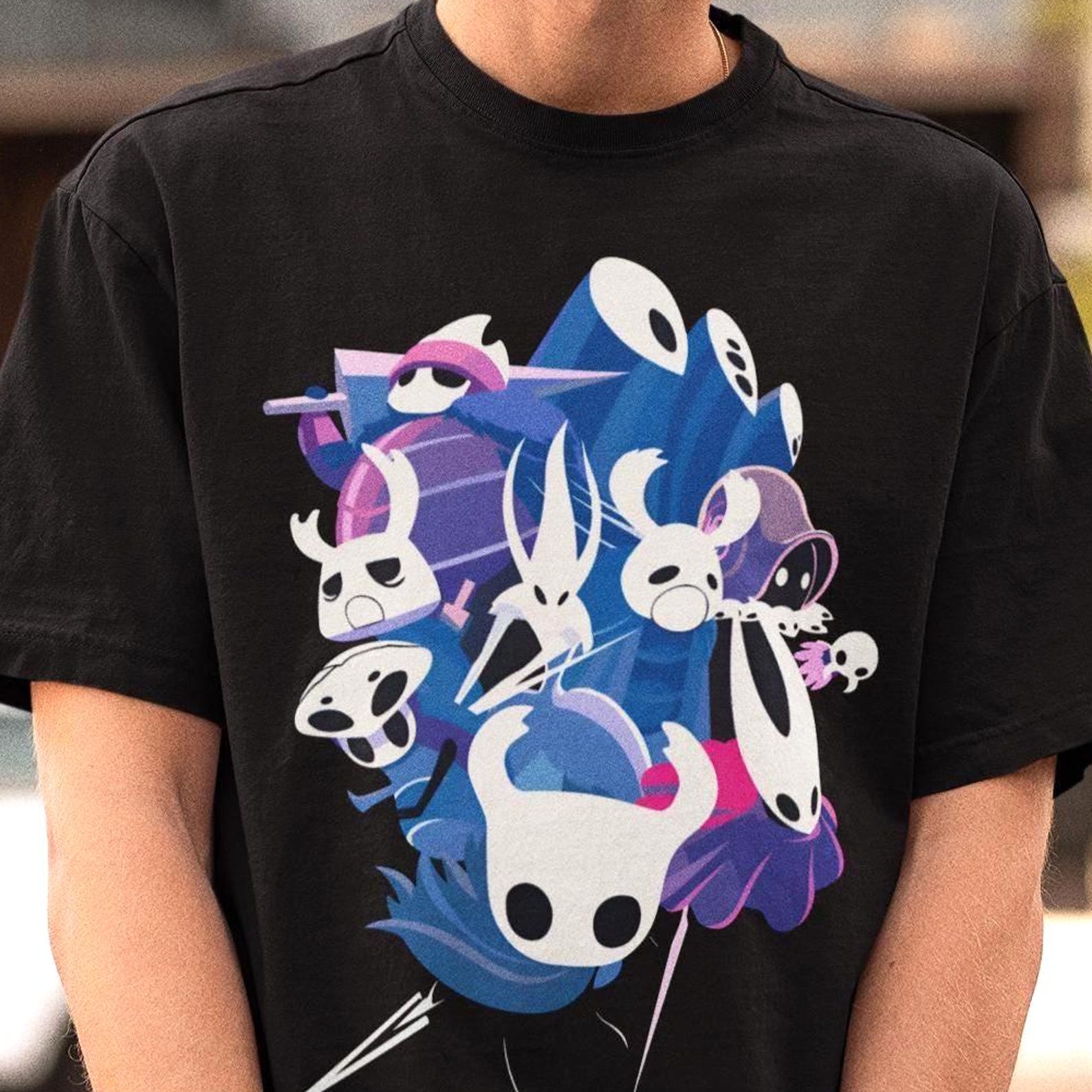 Hollow Knight Hornet Tee, Soft Pastel Indie Game Shirt M