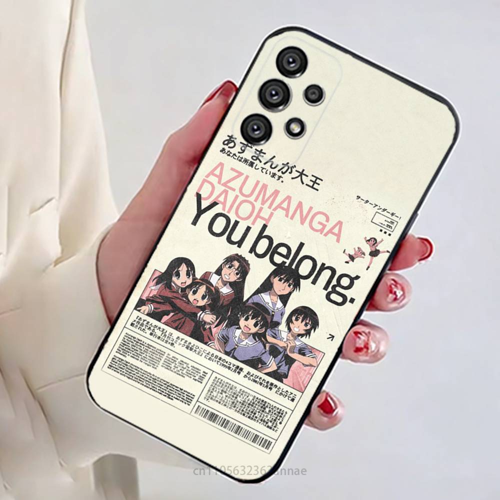 KASUGA AYUMU Azumanga Daioh Phone Case For Samsung Galaxy A13,21s,22,31,32,52,53,71,80,A91 Soft Black Shell