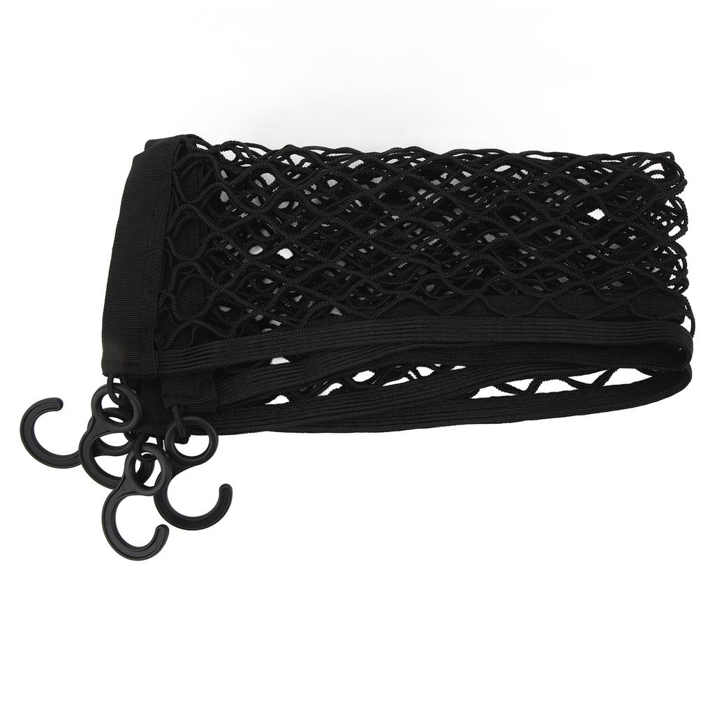 Camping Cart Cargo Net Latex High Elastic Hook Design Rubber Band Fixed Dual Layer Mesh Cargo Net for Outdoor