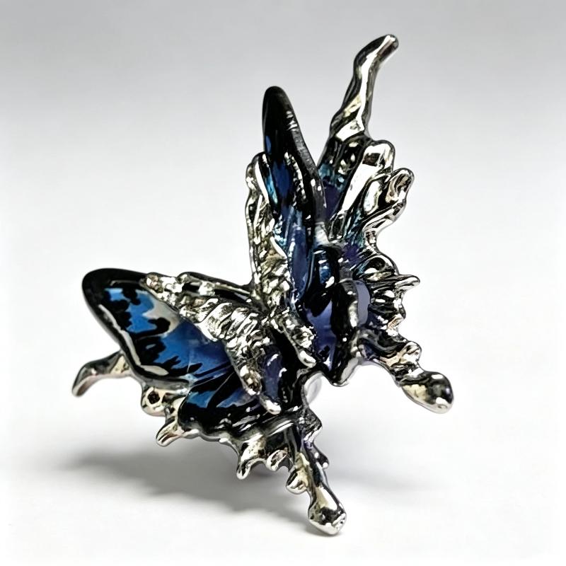 Lightweight Anti-lost Butterfly Earphone Clips Shiny Artificial Crystal Headphone Accessories for School Outdoor Activities