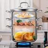 Kangbach 3-Layer 30cm Stainless Steel Steamer & Soup Pot