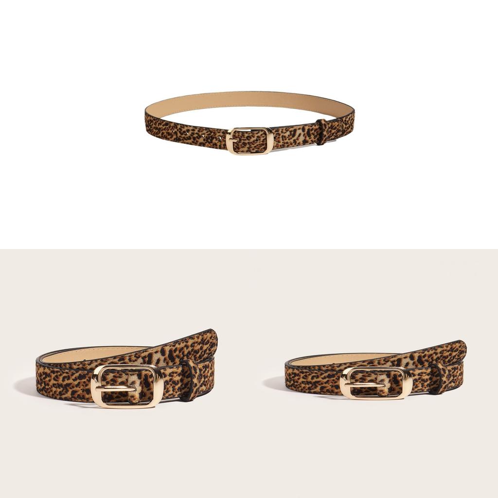 Simple Chic Womens Denim Belt With Gold Eggshaped Buckle For Casual And Work Looks