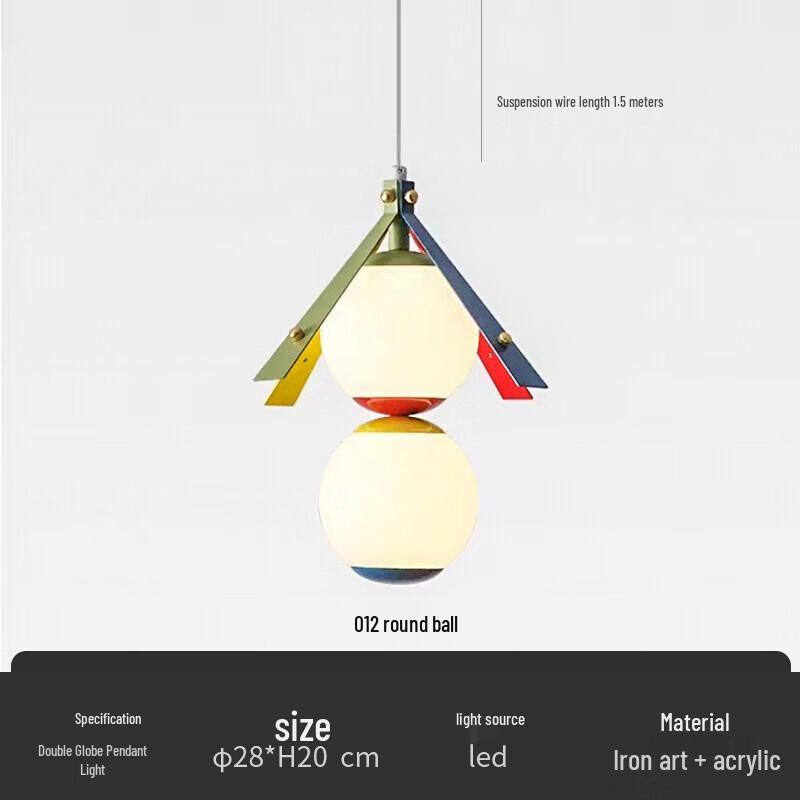 Dream Bubble Double Globe Pendant Light